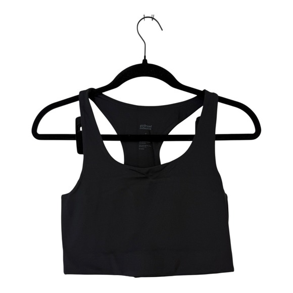 Girlfriend Collective Paloma Racerback‎ Sports Bra Black Medium NWT - Picture 4 of 8
